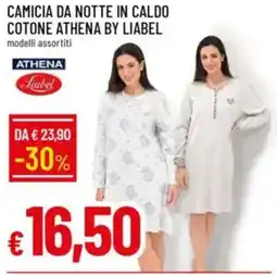 Galassia Camicia da notte in caldo cotone athena by liabel modelli assortiti offerta