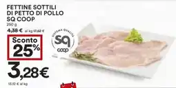 Coop Superstore Fettine sottili di petto di pollo sq COOP offerta