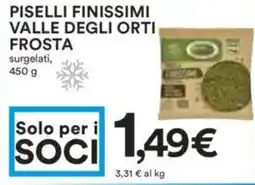 Coop Superstore Piselli finissimi valle degli orti FROSTA offerta