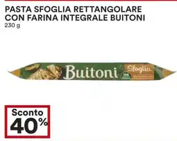 Coop Superstore Pasta sfoglia rettangolare con farina integrale BUITONI offerta