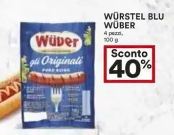 Coop Superstore Würstel blu WÜBER offerta