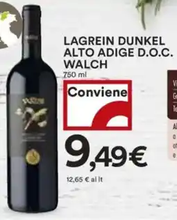 Coop Superstore Lagrein dunkel alto adige d.o.c. WALCH offerta