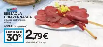 Coop Superstore Bresaola CHIAVENNASCA offerta