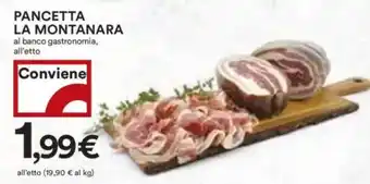 Coop Superstore Pancetta LA MONTANARA offerta