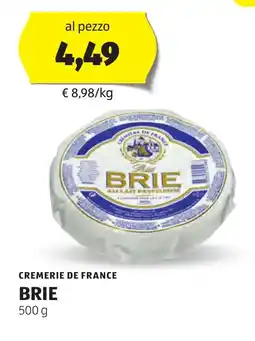 ALDI Cremerie de france brie offerta