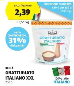 ALDI Bonlà grattugiato italiano xxl offerta