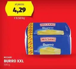 ALDI Milsani burro xxl offerta