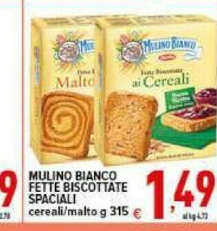 Iper Triscount Fette biscottate offerta