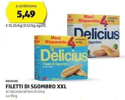 ALDI Delicius filetti di sgombro xxl offerta