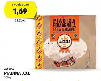 ALDI La cesta piadina xxl offerta