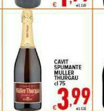Iper Triscount Muller thurgau offerta