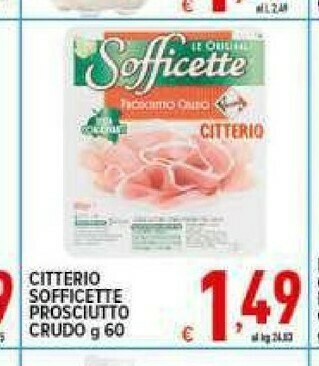 Iper Triscount Prosciutto crudo offerta