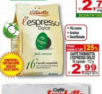 CTS Supermercati Cialde caffè offerta