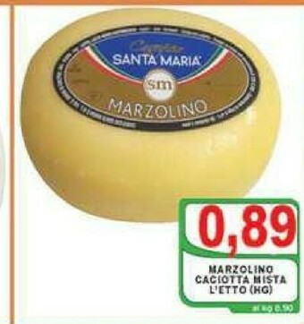 Top Supermercati Caciotta offerta