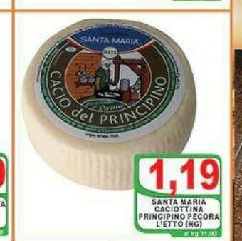 Top Supermercati Caciotta offerta