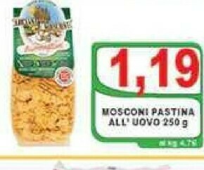 Top Supermercati Pasta all'uovo offerta