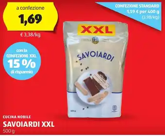 ALDI Cucina nobile savoiardi xxl offerta