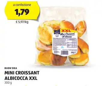 ALDI Buon'ora mini croissant albicocca xxl offerta