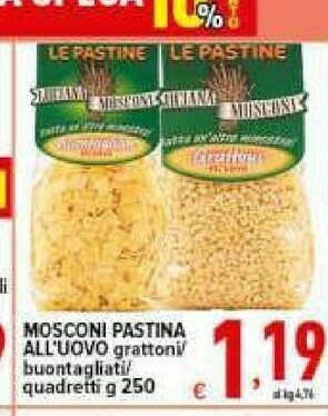 Iper Triscount Pasta all'uovo offerta