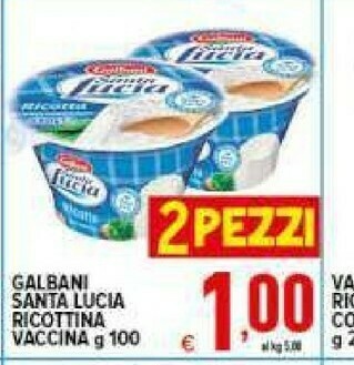 Iper Triscount Ricotta offerta