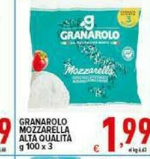 Iper Triscount Mozzarella offerta