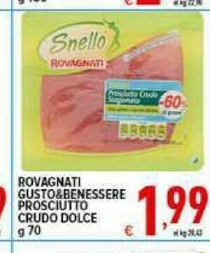 Iper Triscount Prosciutto crudo offerta