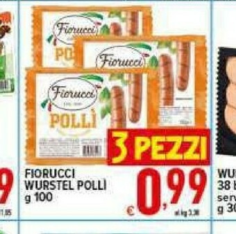 Iper Triscount Wurstel di pollo offerta