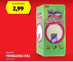 ALDI Veluette tovaglioli xxl offerta