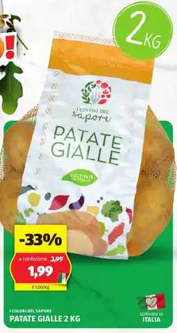 ALDI I colori del sapore patate gialle offerta