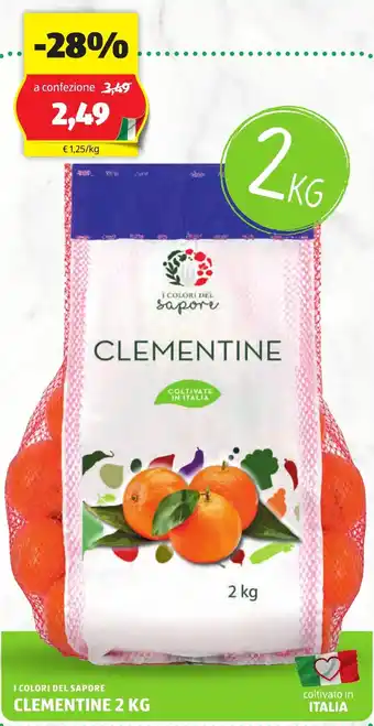 ALDI I colori del sapore clementine offerta