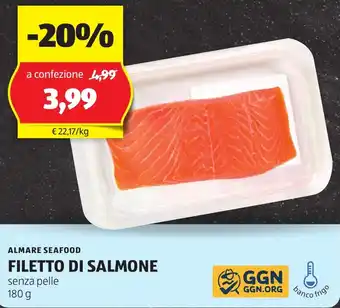 ALDI Almare seafood filetto di salmone offerta