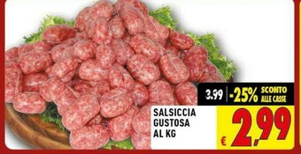 Iper Triscount Salsicce offerta