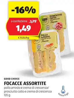 ALDI Good choice focacce assortite offerta