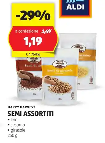 ALDI Happy harvest semi assortiti offerta