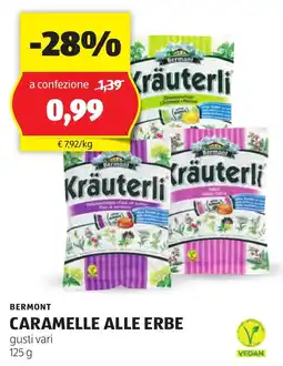 ALDI Bermont caramelle alle erbe offerta