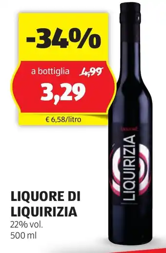 ALDI Liquore di liquirizia offerta