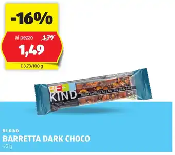 ALDI Be kind barretta dark choco offerta