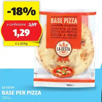 ALDI La cesta base per pizza offerta