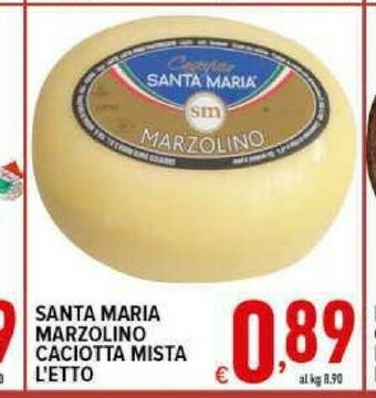 Iper Triscount Caciotta offerta