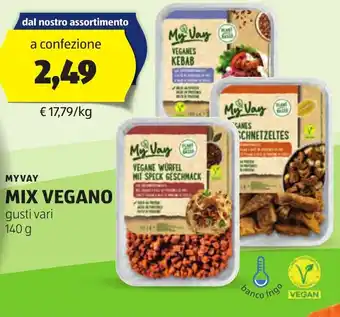 ALDI Myvay mix vegano offerta