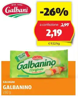 ALDI Galbani galbanino offerta