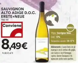 Coop Superstore Sauvignon alto adige d.o.c. erste+neue offerta