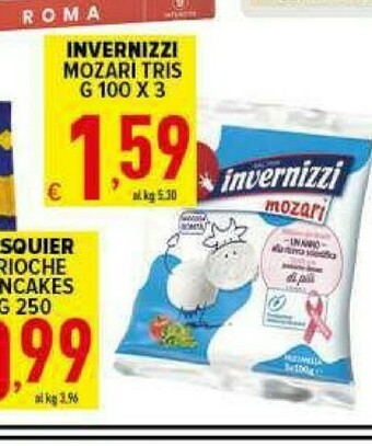 Iper Triscount Mozzarella offerta