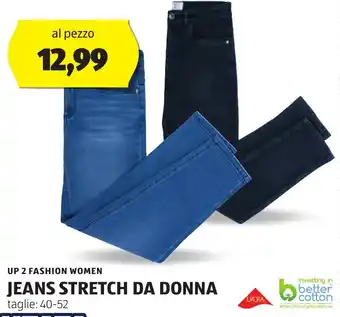 ALDI Up 2 fashion women jeans stretch da donna offerta