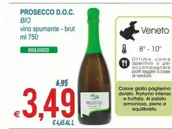 MD Discount Bio prosecco d.o.c offerta