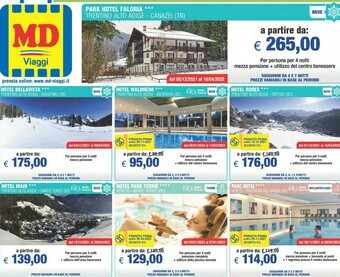 MD Discount Md viaggi offerta