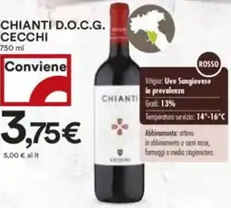 Coop Superstore Chianti d.o.c.g. cecchi offerta