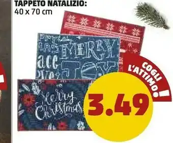 PENNY Tappeto natalizio offerta