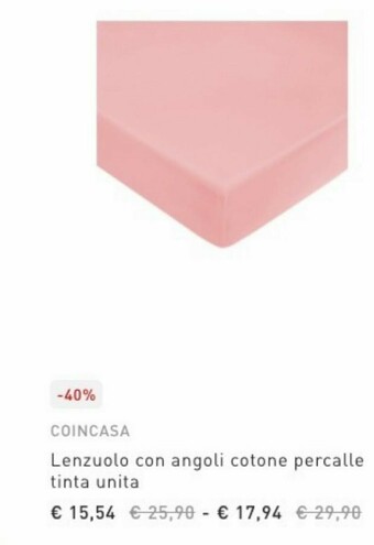 Coin Lenzuola offerta
