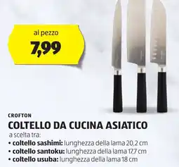 ALDI Crofton coltello da cucina asiatico offerta